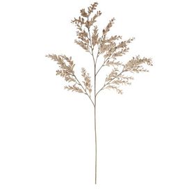 Galho Buxus com Print PLT X37 105cm Nude Flor Arte