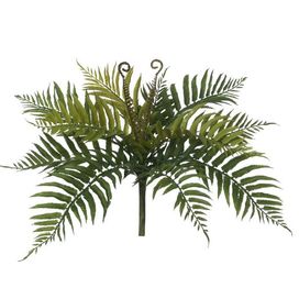 Folhagem Samambaia com Print X13 43cm Verde Flor Arte