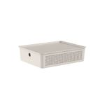 2344280-CESTO-FLOW-COM-TAMPA-34X27X9CM-BEGE-AMOEDO