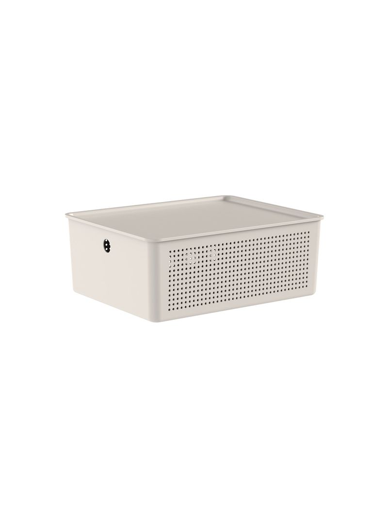 2344345-CESTO-FLOW-COM-TAMPA-34X27X13CM-BEGE-AMOEDO