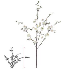 Flor Cerejeira 90cm Creme Flor Arte