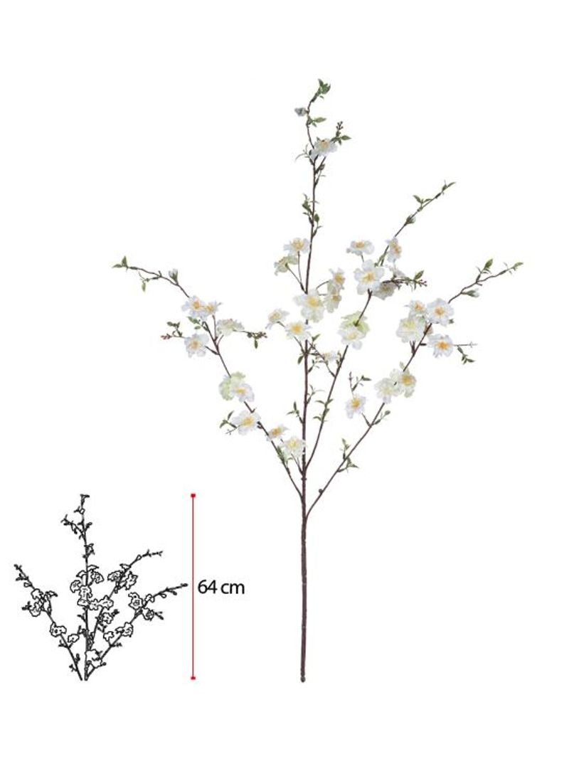 2275693-HASTE-FLOR-CEREJEIRA-X37--CREME--90cm---Amoedo