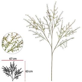 Galho Alecrim 103cm Verde Outono Flor Arte