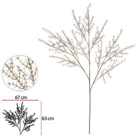 Galho Alecrim 103cm Palha Flor Arte