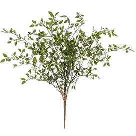 Folhagem Mini Folhas com Print X16 68cm Verde Flor Arte
