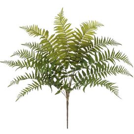 Folhagem Samambaia com Print X12 74cm Verde Flor Arte