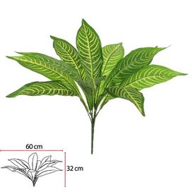 Dracena Fragrans Forração X11 50cm Verde e Creme Flor Arte