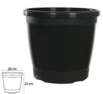 2344921-VASO-PLASTICO-SIENA--PRETO--25X28CM-Amoedo