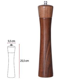 Moedor Pimenta AC 25x5,5 Chili  Bege Flor Arte