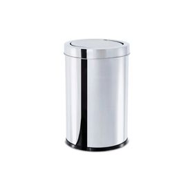 Lixeira com Tampa Basculante 25x46cm 21,2l Inox Brinox