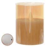 2341110-VELA-LED-VIDRO-BATERIA-BRANCO-QUENTE-105X75CM-FLOR-ARTE-AMOEDO