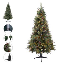 Árvore Natal Completa 400 Leds 1360 Galhos  210cm Florarte
