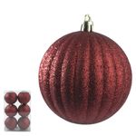 79647001-BOLA-DECORADA-NATAL-C-6-UND-PVC--VERMELHO--8cm-AMOEDO