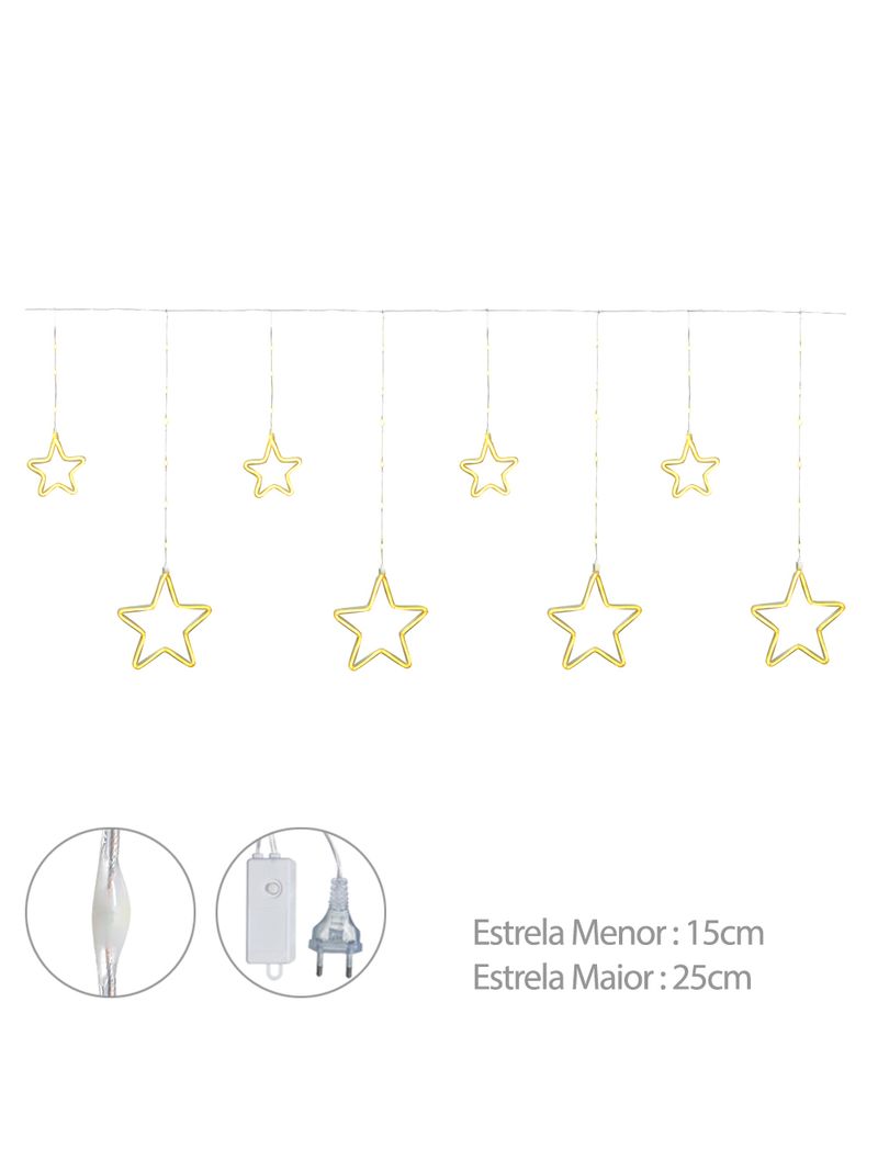 53515001-CORTINA-816-LED-MEMORIZA-FUNCAO-9-ESTRELAS-BIVOLT--80cm-AMOEDO