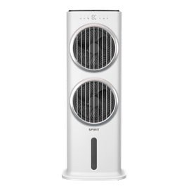 Climatizador de Ar Spirit Turbo 95cm 10L 127V Branco e Prata