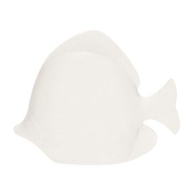 Escultura Peixe 19316 Branco Mart Presentes