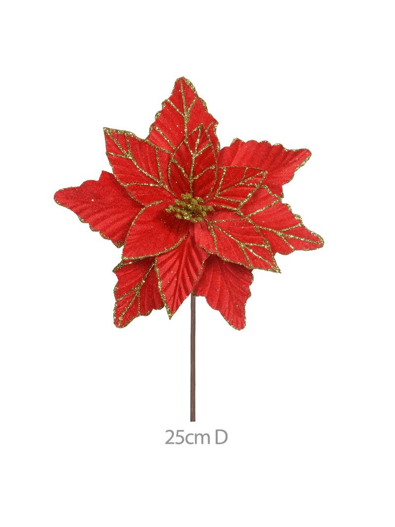 47291002-HASTE-BICO-PAPAGAIO-AVELUDADO-C-GLITTER--VERMELHO-GLITTER-DOURADO--27cm-AMOEDO