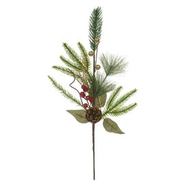 Haste Folha Natal 50cm Verde Florarte