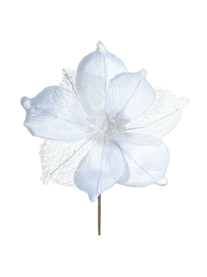 56091005-HASTE-MAGNOLIA--BRANCO--24cm-AMOEDO
