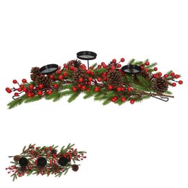 Meia Guirlanda Castical 60cm Verde Florarte