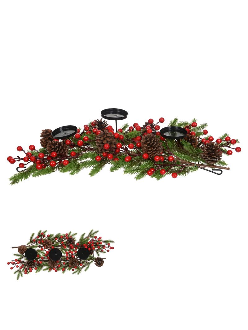 58744001-MEIA-GUIRLANDA-CASTICAL--VERDE--60cm-AMOEDO