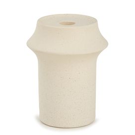 Porta Velas 15cm 18443-G Off White Mart Presentes