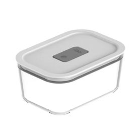 Pote de Vidro Hermético Fresh Lock 725ml Branco Fechado Martiplast