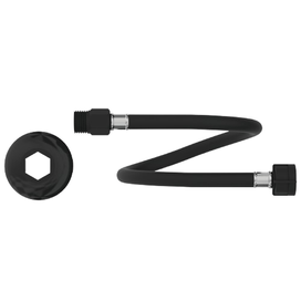 Engate Flexível Pvc Mxf 1/2x40cm Preto Fosco Censi