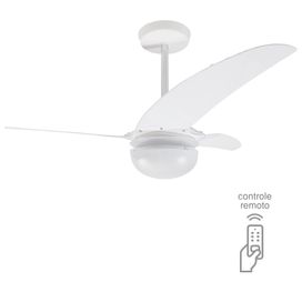 Ventilador Teto 302 Branco com  Controle Remoto 127v Spirit