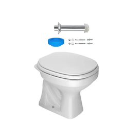 Kit Completo Bacia Convencional Aspen Branco Deca