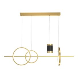 Pendente Zirco II 32w Dourado Luminatti