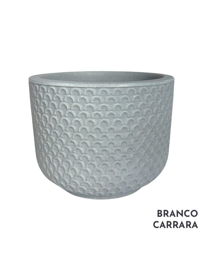 2348593--VASO-BETA-POLIETILENO-MINI-BRANCO-CARRARA-VBPM-BC--AMOEDO
