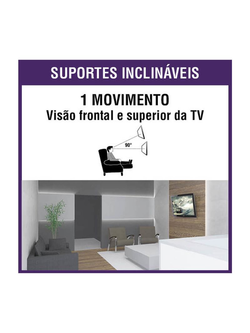 2351596-Suporte-Ultra-Slim-Inclinavel-Smart-TV-37---a-85---Preto-Brasforma---Brasforma--1-