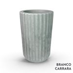 2350906--VASO-ROMA-POLIETILENO-Nº1--BRANCO-CARRARA-RFP1-BC-AMOEDO