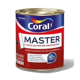 Tinta Acrílica Master Branca 0,9L Coral