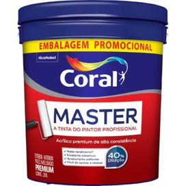 Tinta Acrílica Master Branca 20L Coral