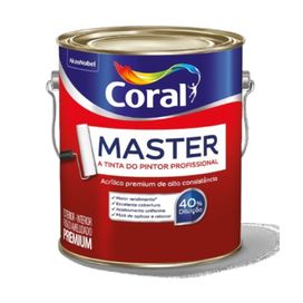Tinta Acrílica Master Tubarão Branco 3,6L Coral
