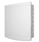 1217430-QUADRO-DISTRIBUICAO-EMBUTIR-18-24-DISJUNTORES-PTA-COM-BARRAMENTO-BRANCO-Amoedo
