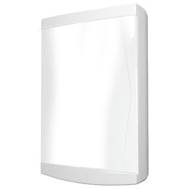 Quadro Distribuição Sobrepor 12/16 Disjuntores PTA com Barramento Branco Tigre