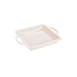 Forma Quadrada de Silicone com Alça Tech Branco Mimo