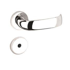 Fechadura 40 WC Iris 25244B Roseta Cromado Haga