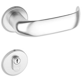 Fechadura 40 Externa Iris 25241B Roseta Cromado Haga