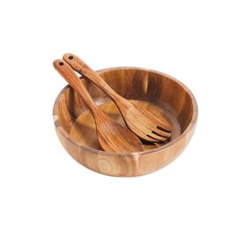 Conjunto Saladeira 3 Peças Acácia Wood Mimo