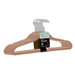 2353857-CABIDE-VELUDO-42CM-BEGE-10-PECAS-ORDENE-AMOEDO--1-
