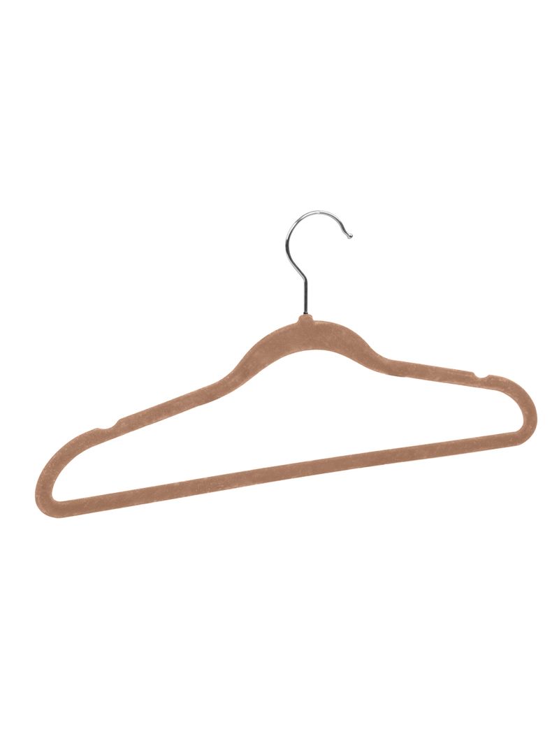 2353857-CABIDE-VELUDO-42CM-BEGE-10-PECAS-ORDENE-AMOEDO--2-