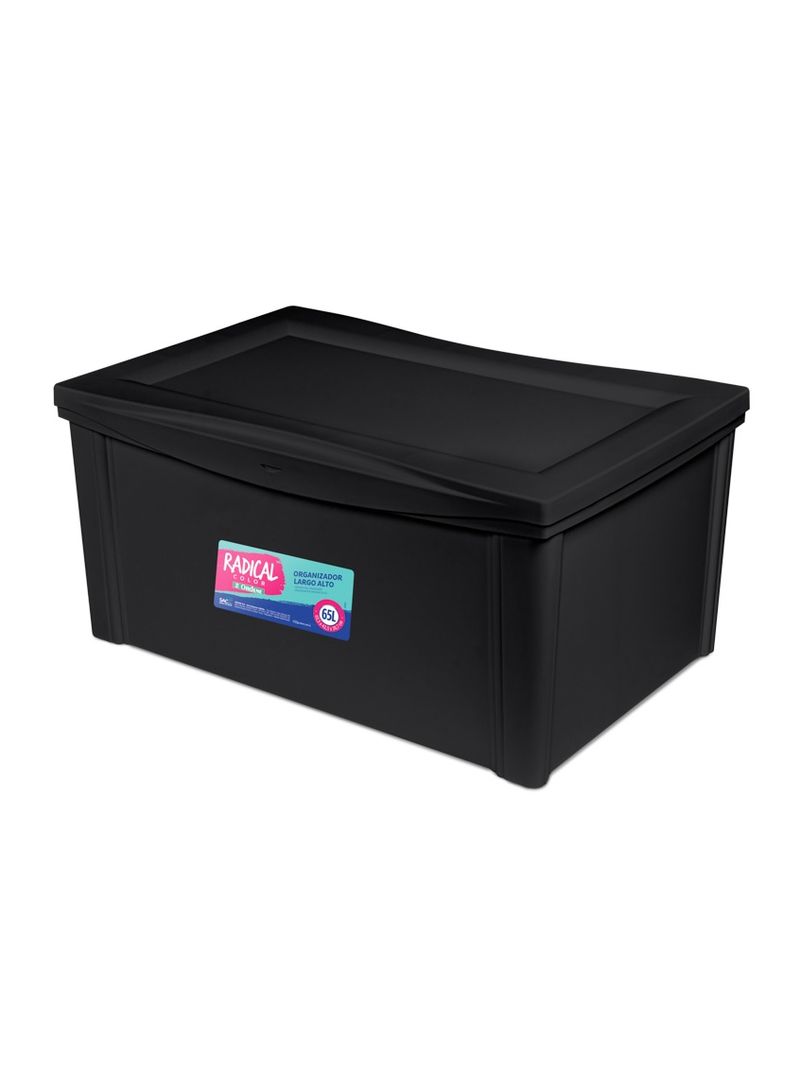 2353792-ORGANIZADOR-PLASTICO-PRETO-65L-ORDENE-AMOEDO