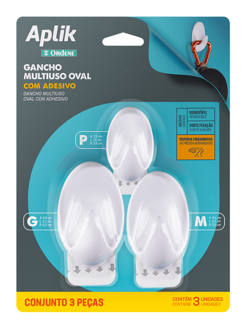 2354170-CONJUNTO-GANCHO-PLASTICO-OVAL-PMG-BRANCO-ORDENE-AMOEDO