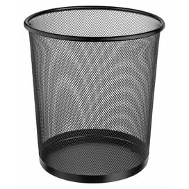 Lixeira de Ferro Redonda 12,5L Preto Ordene