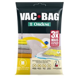 Saco Plástico para Armazenamento Vac Bag Médio 45x65cm Ordene
