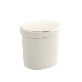 Lixeira Basic com Tampa 2,5L Light Gray Coza